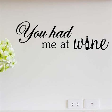 Wine Wall Decal Etsy