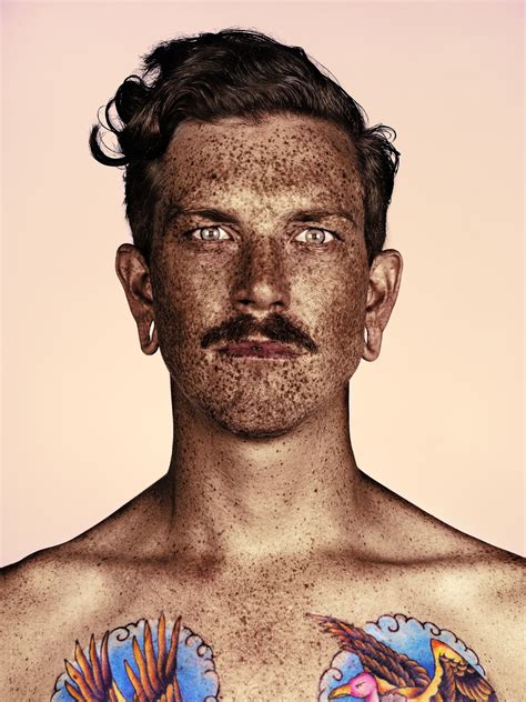 Freckles Brock Elbank S Striking Portraits In Pictures Art And Design The Guardian