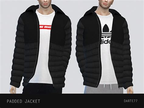 The Sims Resource Darte77 Padded Jacket