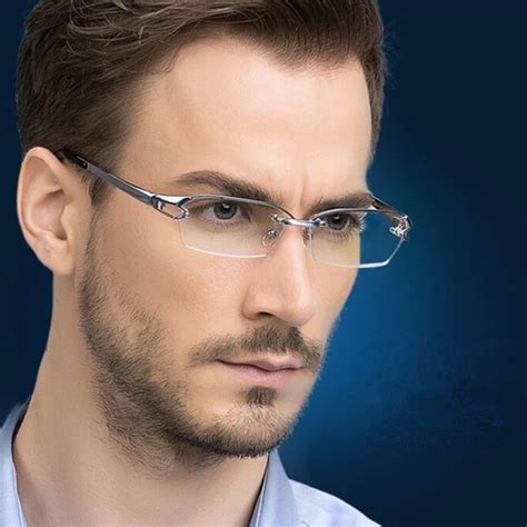 wholesale 10pcs lot men glasses frames rimless eyeglasses optical prescription alloy light