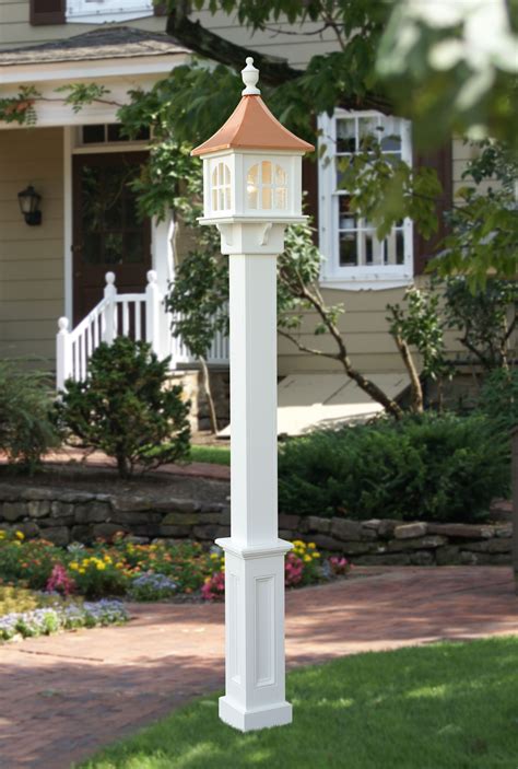 Lincoln Lantern Post With Copper Cupola Lantern Outdoor Lamp Posts