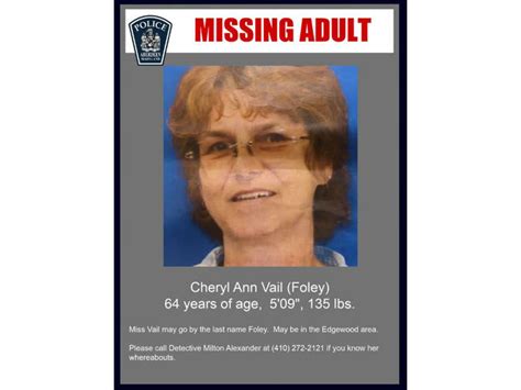 missing woman may be in edgewood police aberdeen md patch