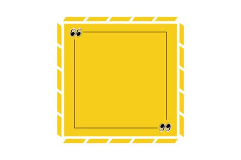 Quote Box Clipart Vector Simple Yellow And Black Quote Text Box Quote
