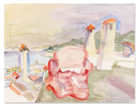 Maria Lassnig 1919 2014 Über Den Dächern Von Ischia Above The Roofs