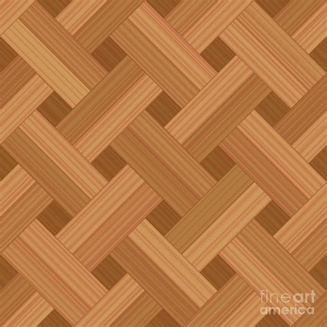 Parquet is a type of wood flooring made by arranging small slats of wood in distinct, repeating patterns. Parquet Pattern Basket Weave Flooring Digital Art by Peter ...