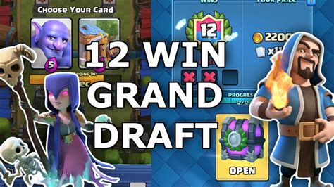 Clash Royale Grand Draft Challenge 12 Wins Draft Tips Youtube