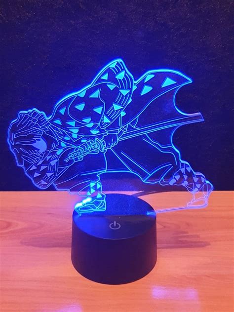 Lampe LED 3D Zenitsu Agatsuma | Demon Slayer – Le Génie de la Lampe 3D