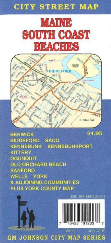 Buy Map Maine South Coast Beaches Including Biddeford Saco York