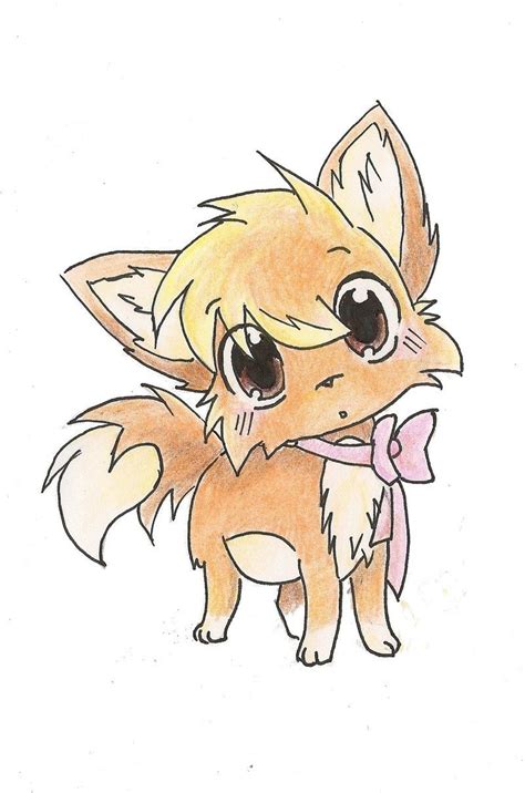 Chibi Fox Chibi Fox Girl Cute Drawings