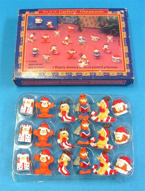 Garfield Christmas Ornaments Set Of 18 Winklers Magic Warehouse