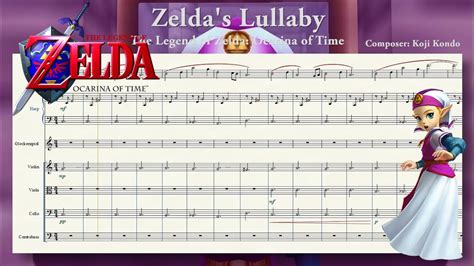 🎼 Zeldas Lullaby Sheet Music Zelda Ocarina Of Time Youtube