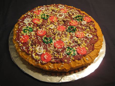 Gradually add the flour, salt, and baking soda, and beat until well blended. Pizza Birthday Cake | Pizza birthday cake, Cake, Desserts