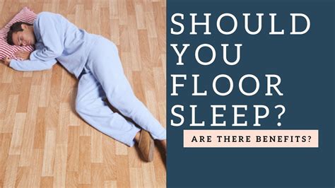 Is It Better To Sleep On Floor For Back Pain