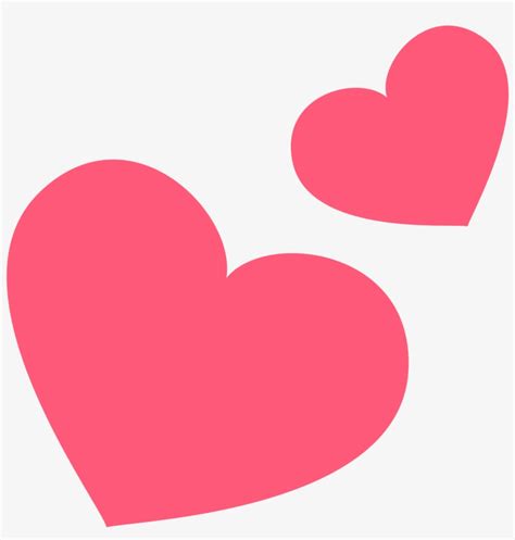 Pink Emoji Hearts Png Path Decorations Pictures Two Hearts Emoji