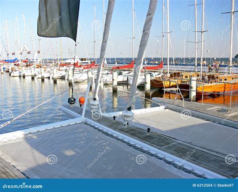 Catamaran Deck Stock Photo Image Of Details Detail Keel 6312504