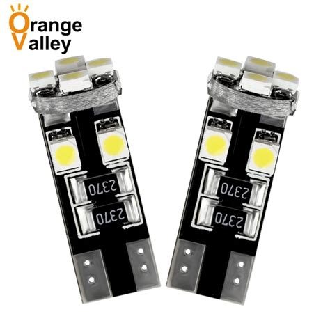 500Pcs T10 W5W 194 168 8 LED 3528 SMD 1210 Pure White Car Auto Side