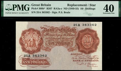 Bank Of England Percival Spencer Beale 1949 1955 Replacement 10