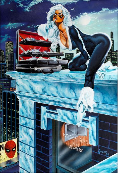 Marvel Comics Of The 1980s 1986 Black Cat By Joe Jusko