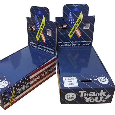 Box Mailers Square Donation Can Or Fundraising Charity Box Cardboard