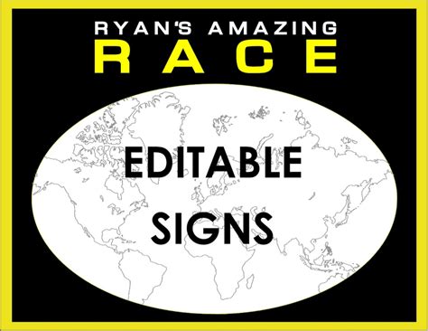 Amazing Race Party Supplies And Invitations