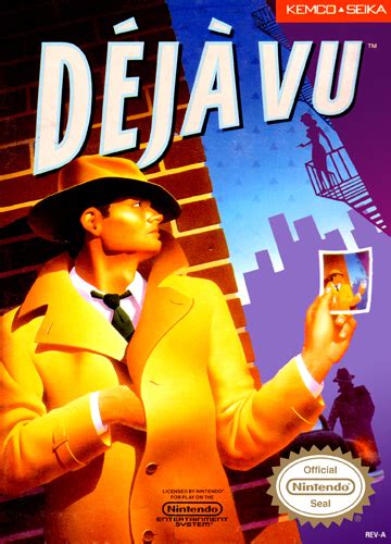 Even though deja vu is french for already seen, it actually is used to describe the strange feeling you get when you're in a situation, and feel like you've been in the exact same situation before, but really haven't. Play Deja Vu Nintendo NES online | Play retro games online at Game Oldies