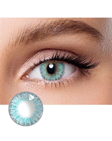 freshlook blue colored contact lens 3 tone colorblends 4icolor