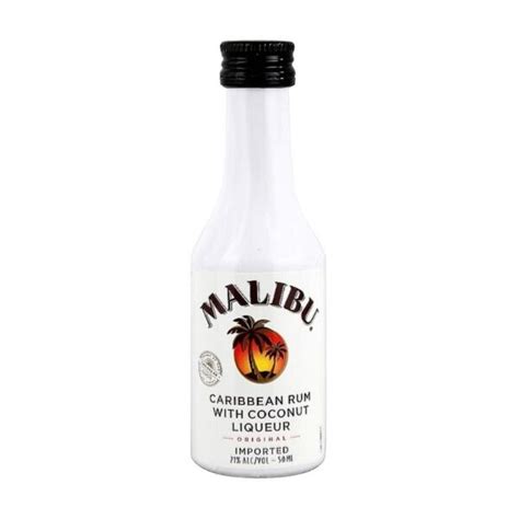 Mini Malibu Bottle Small Bottle Of Malibu