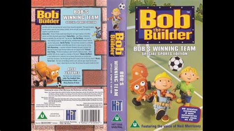 Bob The Builder Bob S Winning Team Special Sports Edition Vhs Video