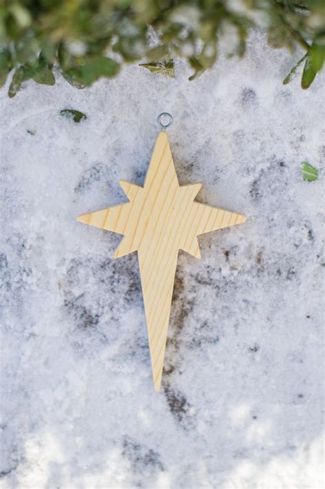 Mini Wooden Bethlehem Star Christmas Ornament Etsy