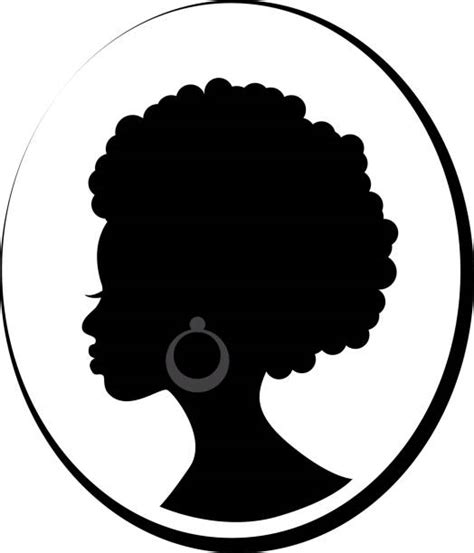 Black Woman With Afro Clip Art