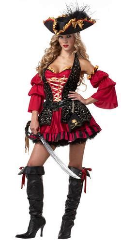 Deluxe Sexy Spanish Pirate Ladies Fancy Dress Womens Adult Costume