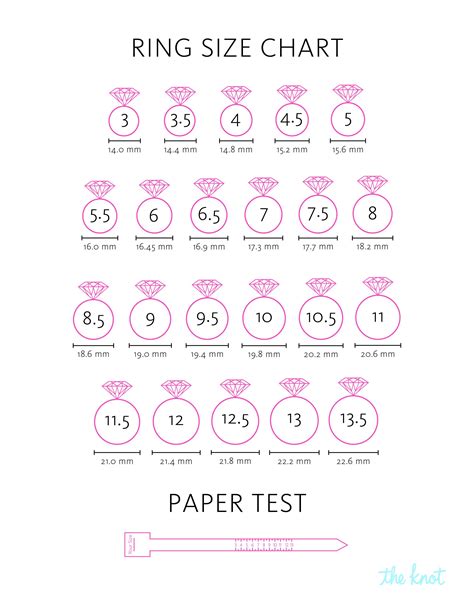 Heres How To Easily Measure Your Ring Size At Home Printable Ring