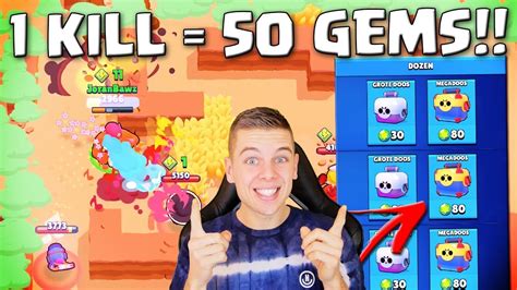 Catch up on the latest and greatest brawl stars videos on twitch. 1 KILL = 50 GEMS AAN DOZEN OPENEN IN BRAWL STARS!! - YouTube