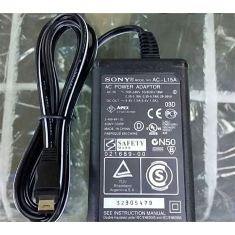 jual adaptor charger handycam sony hxr mc2500 shopee indonesia