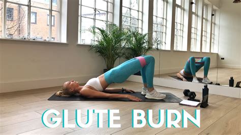 10 Minute Glute And Booty Workout Real Time Resistance Band Workout Youtube