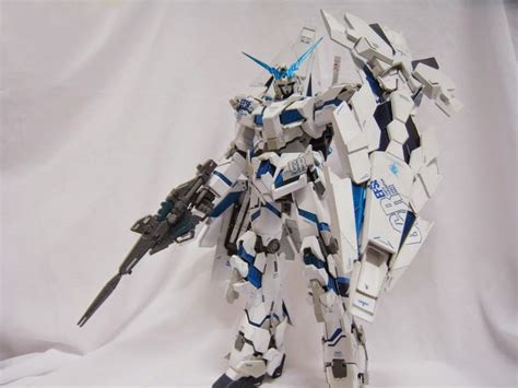 Custom Build Mg 1100 Unicorn Gundam White Phoenix