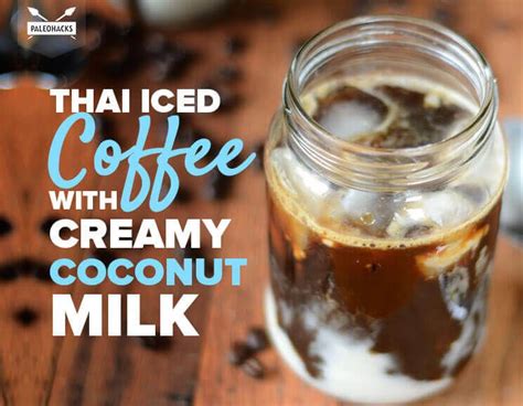 The base is equal parts of sweetened condensed milk and half & half cream. Thai Iced Coffee with Creamy Coconut Milk | Dairy-Free