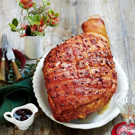 Glazed Leg Of Ham Christmas Cooking Savoury Food Recipes