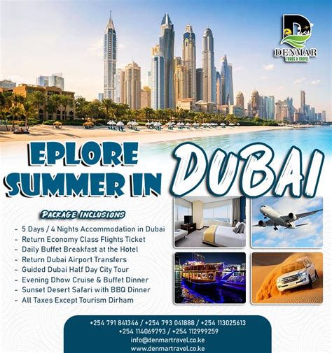 5 Days 4 Nights Dubai Holiday Summer Package With Hotels And Flights