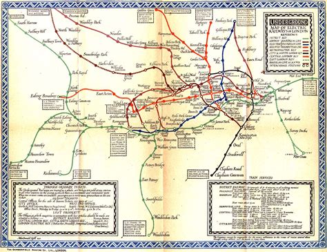 The London Tube Map Archive 1908 1999