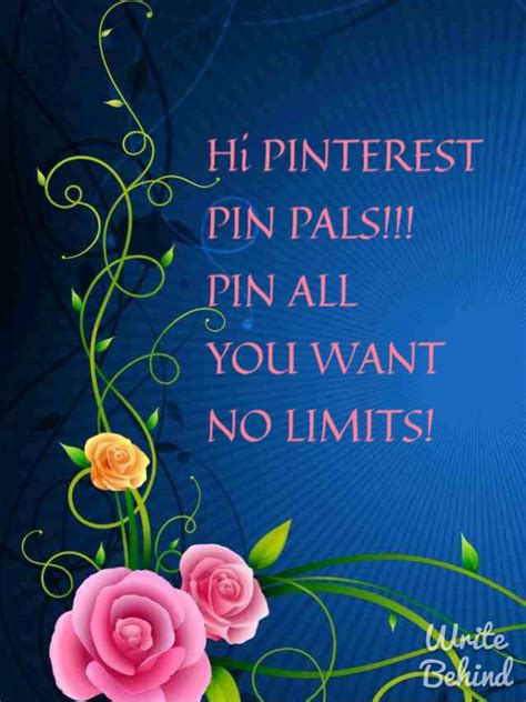 Welcome Friends Im Happy To Have You Here No Pin Limits Just Enjoy
