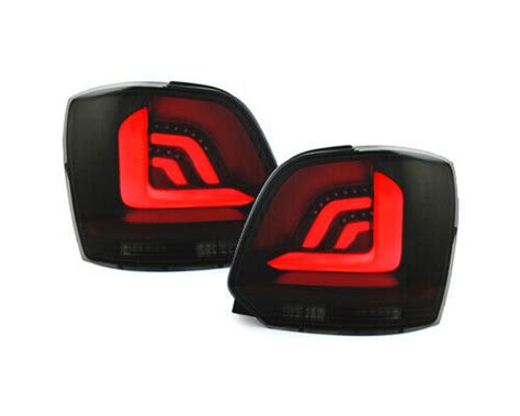 For Vw Polo 6r 6c Original Litec Led Tail Lights Black Dynamic