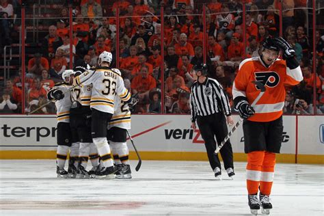 Bruins Vs Flyers Game 1 Boston Puts Up Seven Goals Cruises To