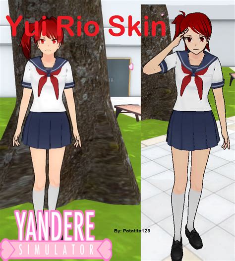 Yandere Simulator Skin Yui Rio By Patatita123 On Deviantart