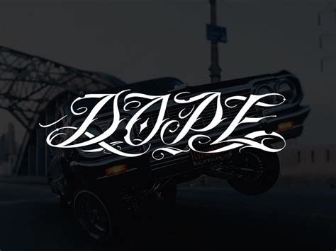 Dope Hand Lettering In Chicano Style By A Guy Called Koro On Dribbble