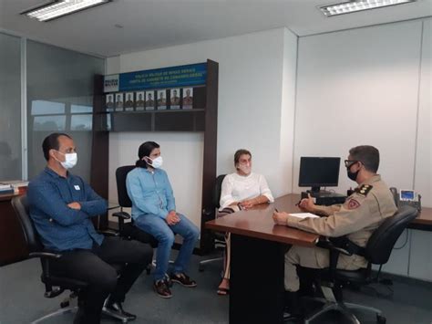 Reunião Com O Comando Geral Da Policia Militar Prefeitura Municipal De Conquista Mg