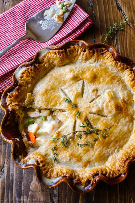 Aug 13, 2019 · this crock pot chicken pot pie recipe is simple and delicious! Double Crust Chicken Pot Pie | Sally's Baking Addiction