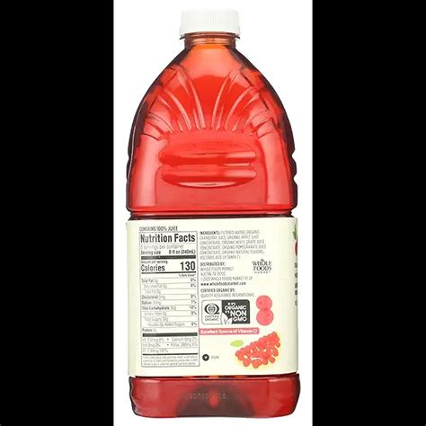 Organic Cranberry Pomegranate Juice 64 Fl Oz Shipped To You Whole