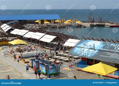 The Beach In Anapa Editorial Photography Image Of Urban 55210647