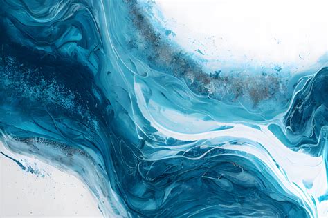 Free Illustration Of A White And Blue Marble Texture With Beautiful